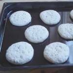 Buns awaiting for their turn in the oven